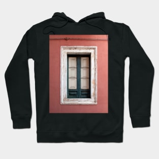 Door window in an old building in Sicily, Italy Hoodie